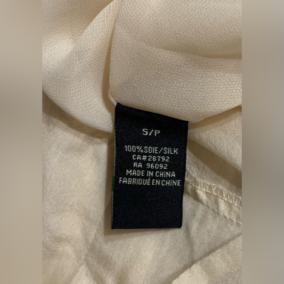 ABS Platinum Allen Schwartz Silk Top - Picture 4 of 4